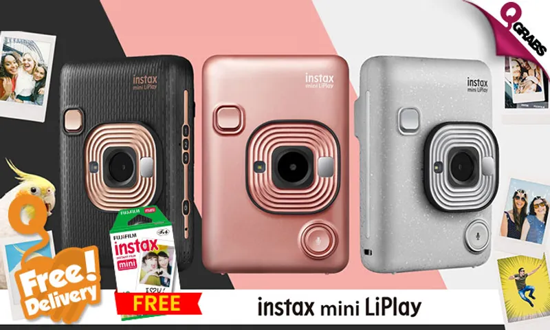 Fujifilm Instax Mini LiPlay HM1 with FREE One Pack Mini Film!